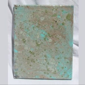 Abstract Liquid Acrylic Dirty Pour Canvas Painting